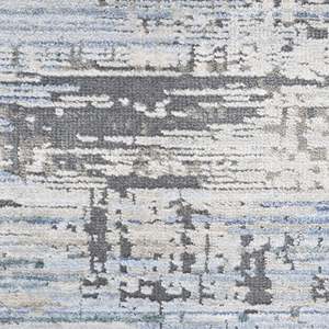 พรมปูพื้นในร่มโพลีเอสเตอร์สีน้ำเงินเทา ขนาด 2'2 x 8' รุ่น Nourison Abstract Hues สไตล์โมเดิร์น - Product Image 6