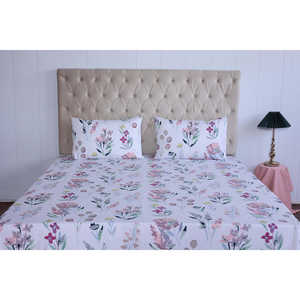 Parure de lit King Size aux motifs floraux inspirés de la nature, collection Fleurs Sauvages - Product Image 1