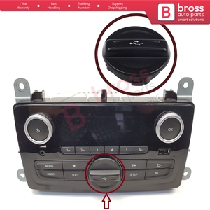 วิทยุติดรถยนต์ BDP1152 มัลติมีเดีย บลูทูธ ระบบ USB ฝาครอบ 281151249R สำหรับ Clio MK4 ปี 2012-2020 - Product Image 5