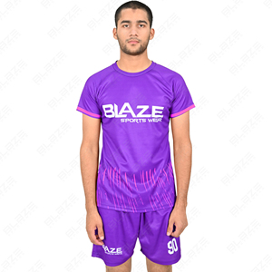 Conjunto de ropa de traje de fútbol de poliéster 100% de Color degradado Jugadores de alta calidad de nivel superior Traje personalizable camiseta de fútbol - Product Image 1