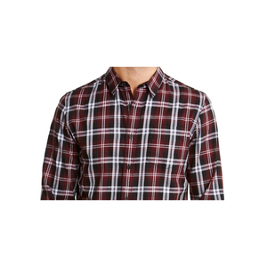 Camicia Casual a Quadri Gabe da Uomo American Rag, Traspirante e Antipiega in Flanella, Taglia X-Large (Rosso) - per le Stagioni Autunno-Inverno - Product Image 2