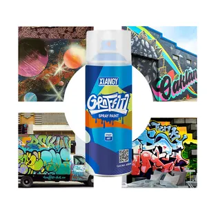 Graffiti multicolore arc-en-ciel peinture en résine acrylique aérosol peinture en aérosol pour verre respectueux de l'environnement