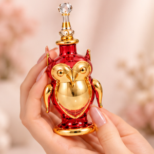 Botellas de Perfume de Cristal Egipcias Hechas a Mano con Grabado en Oro de 24K y Cristales Decorativos Coleccionables para Aceite de Perfume - Product Image 2