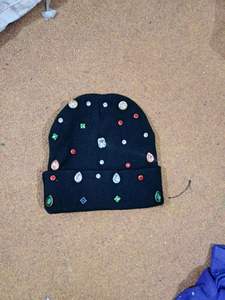 Gorro de Moda Urbana, Gorro de Punto con Pedrería de Lujo para Mujer, Gorro de Invierno, Gorro de Calavera con Cristales, Venta al por Mayor - Product Image 2