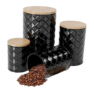 Premium Quality Stainless Steel Food Container <b>Vintage</b> <b>Kitchen</b> Canister for Home <b>Kitchen</b> Tabletop Versatile Storage Usage - Product Image 2