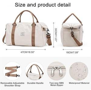 Bolsas de lona con logotipo personalizado al por mayor para viajes deportivos y uso físico - Product Image 2