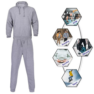 Chándal Traje de sudor Bordado personalizado Sudadera con capucha y pantalones de chándal Conjunto de chándal Pantalones de chándal Conjunto para hombres - Product Image 6