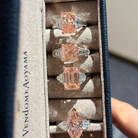 Bagues de fiançailles vintage en or 18 carats plaqué or 14 carats avec diamant de laboratoire taille émeraude certifié IGI, vente en gros OEM ODM pour mariages et fêtes