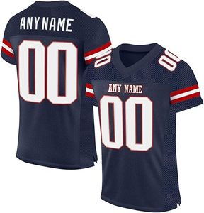 Customizable Plus Size Polyester Sublimation Printed V-Neck Jersey Breathable American Football Summer Wear - Product Image 1