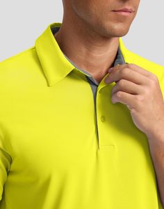 Polo de trabajo de alta visibilidad para hombre, Polo DE SEGURIDAD reflectante, camiseta con logotipo personalizado de fábrica - Product Image 6