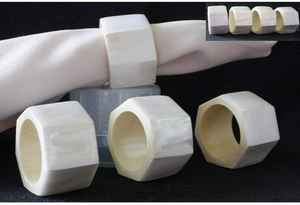 Anillo de Servilleta Artesanal Ecológico Clásico con Incrustaciones de Resina para Mesa de Comedor de Boda, Color y Tamaño Personalizables - Product Image 3