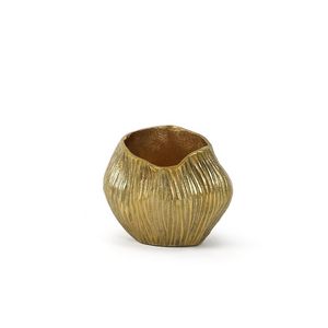 Vase à fleurs miniature en aluminium doré moderne personnalisé en gros pour la décoration de table, vase en métal pour la maison et le jardin - Product Image 3