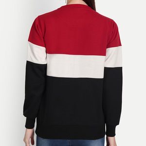 Women's Breathable Embroidered Pullover Sweatshirts with Front <b>Back</b> Puff Printing Winter Tops with Embossed Logo Wholesale Tops - Product Image 3