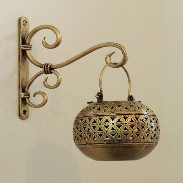 Traditional Metal Hanging Lamp Inspired By