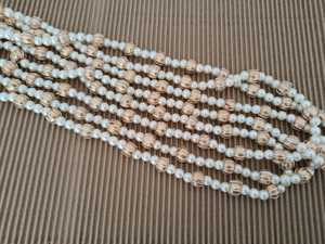 สร้อยคอสแตนเลสสำหรับทุกเพศพลาสติกสไตล์คริสเตียนสำหรับงานเลี้ยงครบรอบของขวัญไข่มุกหินหลัก - Product Image 4