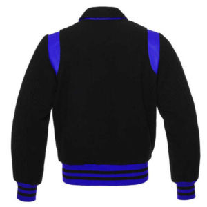 Prix de gros Veste de baseball letterman personnalisée de haute qualité avec manches en cuir de qualité supérieure à la mode Broderie de qualité supérieure teinte unie - Product Image 2