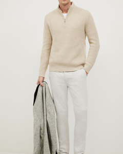 เสื้อโปโลแขนยาวแบบมีซิป 1/4  แฟชั่นใหม่  สำหรับผู้ชาย  ระบายอากาศได้ดี  ทรงหลวมสบาย  รุ่นพิเศษ - Product Image 5