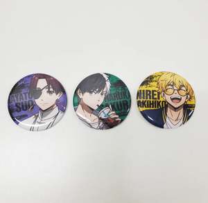 Personnage de dessin animé personnalisé sous licence officielle HAGOROMO épingles de sûreté de marque dentelle en acier rond métal Pastel peut Badges - Product Image 1