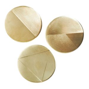 Sous-verre en métal unique fait à la main avec une finition antique pour offrir en cadeau à la famille, les amis, les collègues lors d'une fête de pendaison de crémaillère ou de festivals - Product Image 1