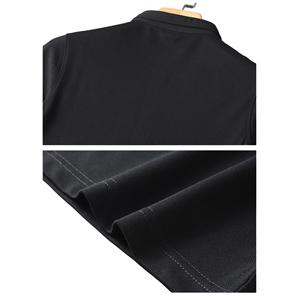 100% Cotton O-Neck Men's for T-<b>Shirts</b> with Custom Logo Printed Formal Style Short Sleeve Anti-Wrinkle 180g Terry Knit Fabric - Product Image 5