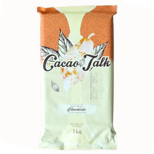 Chocolate Compuesto Delicioso Cacao Talk FF19, Listo para Enviar, HALAL, OEM, Bloque de Chocolate Blanco, Alimento Sólido para Confitería y Panadería - Product Image 1