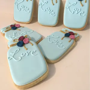 Cortadores de galletas Formas de campana de corazón Cortadores de galletas Moldes para hornear de metal de acero inoxidable para masa de pastelería Donut Arcilla resina molde epoxi - Product Image 6