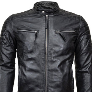 Chaqueta de cuero de alta calidad superior para hombres Nueva llegada Moda de invierno Logotipo personalizado Bajo MOQ Mejor fabricación Chaquetas de hombres puros - Product Image 5