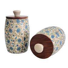 Tarro de Cerámica con Diseño Impreso Personalizado para Guardar Galletas, Bizcochos y Aperitivos, Tarro de Cerámica de Alta Calidad para la Organización de la Cocina - Product Image 3