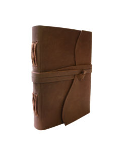 Diario de Cuero Genuino de Tapa Dura A5 Hecho a Mano, Cubierta de Papel con Cierre de Correa de Diario de Cuero Suave, Cuaderno de Uso de Oficina, Gran Regalo de Oficina - Product Image 6