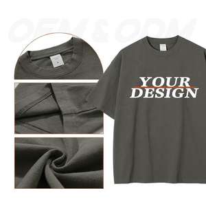 เสื้อยืดผ้าฝ้าย100% สำหรับผู้ชายเสื้อยืดโอเวอร์ไซส์พิมพ์ลายสำหรับผู้ชาย - Product Image 3