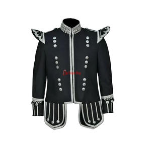 Chaqueta roja tradicional escocesa para hombre, chaquetas dobles de gaitero, chaqueta hecha a mano personalizada para hombre - Product Image 6