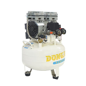 <span class=keywords><strong>Compresseur</strong></span> d'air <span class=keywords><strong>vertical</strong></span> sans huile <span class=keywords><strong>30L</strong></span> 850W Moteur en cuivre ultra silencieux pour usage dentaire Vente directe d'usine - Product Image 2