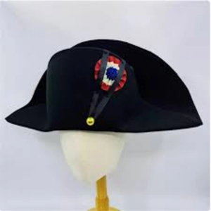 This vintage-style collectible item is a of a French Napoleonic era office bicorne <b>hat</b> Cheap Price Wholesale Rate Custom - Product Image 6