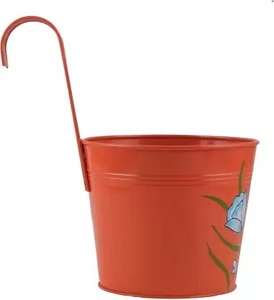 Macetero de hierro de Metal para decoración del hogar, cerca de pared colgante para balcón y jardín - Product Image 4