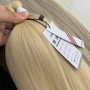 Extensiones de cabello a granel de doble dibujado Color Rubio 100% Cabello vietnamita crudo de alta calidad - Product Image 1