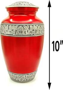 Cremation <b>Urn</b> for Human Ashes - Funeral Handcrafted - Affordable for Ashes - <b>Large</b> with Bag-Keepsake <b>Urns</b> Perfect - Product Image 2