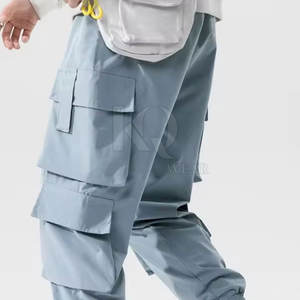 Pantalon cargo tendance pour homme, coupe décontractée et confortable, idéal pour le streetwear décontracté, les activités de plein air et l'usage quotidien. - Product Image 4