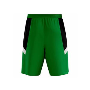 Pantalones cortos de malla verde y negra en blanco para hombre de verano, pantalones cortos de fitness transpirables y sostenibles para hombre - Product Image 3