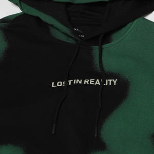 Vente en gros de vêtements de rue surdimensionnés en coton polyester pour hommes, sweat à capuche délavé au soleil, sweats à capuche confortables à séchage rapide pour hommes - Product Image 5