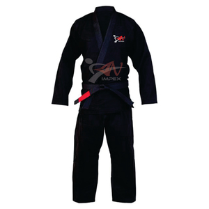 Wholesale Professional Jiu Jitsu Uniform High Quality 100% Cotton Custom Logo Front Position OEM Service Martial Arts Wear - Product Image 3