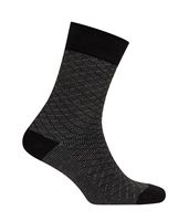 90% bambou naturel antiallergique hautement respirant chaussettes à motif croisé Textile turc de haute qualité