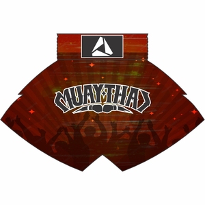 Custom Men's Muay Thai Shorts with <b>Elastic</b> <b>Waistband</b> Men's Training Shorts Washed and Stretch Features - Product Image 1