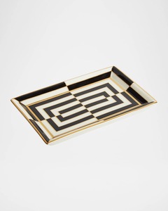 Plateau de service en métal design de style élégant pour le thé, le café et les collations, parfait pour la table à manger de la cuisine à la maison et l'affichage décoratif - Product Image 3