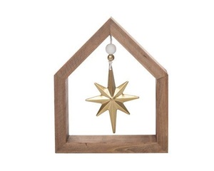 Adornos colgantes de Navidad de Metal modernos, adorno de árbol de Navidad hecho a mano para decoración de boda de Navidad 2025 - Product Image 2