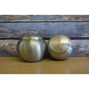 Urne funéraire en bois en laiton blanc de qualité supérieure Urne funéraire humaine pour animaux de compagnie abordable de haute qualité - Product Image 4