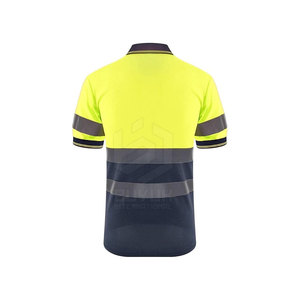 Mejor precio Hi Vis Reflective Road Safety Shirt Hombres Transpirable Hi Vis Safety Shirt con cremallera - Product Image 2