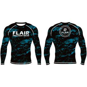 Personnalisé Durable Nylon BJJ Rash Guard Longue Protection UV Anti-UV Compression Chemise Respirant et Confortable - Product Image 1