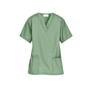 Vente chaude Uniformes de médecin unisexes Scrubs médicaux Uniformes d'infirmière Scrubs de clinique Ensembles de scrubs à manches courtes Hauts Pantalons Uniformes d'infirmière - Product Image 3