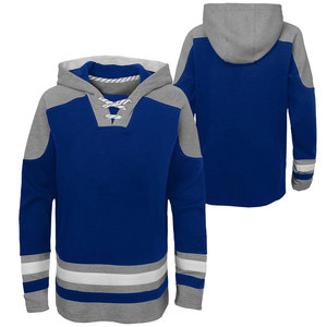 Vente en gros d'uniformes d'équipe d'hiver pour hommes pulls à capuche de hockey en polyester avec logos vêtements de hockey sur glace personnalisés - Product Image 5