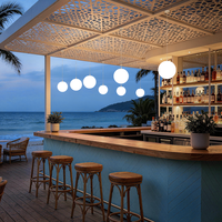 Lustres pour tavernes et bars, lustres pour cafés, luminaires LED ronds minimalistes, couleur personnalisable, luminaires commerciaux en gros
